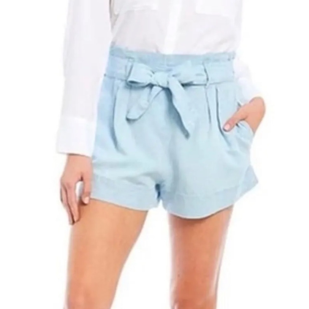 Cloth and Stone Chambray Paperbag shorts